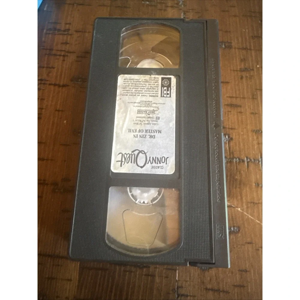 Jonny‎ Quest Dr Zin Master of Evil VHS Cartoon Network Classic